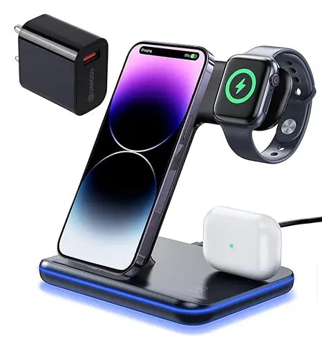3-in-1 Wireless Charging Station Zahab Store