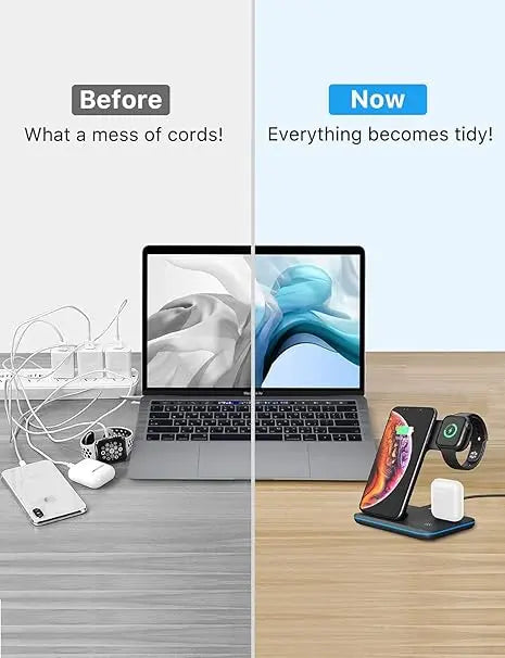 3-in-1 Wireless Charging Station Zahab Store